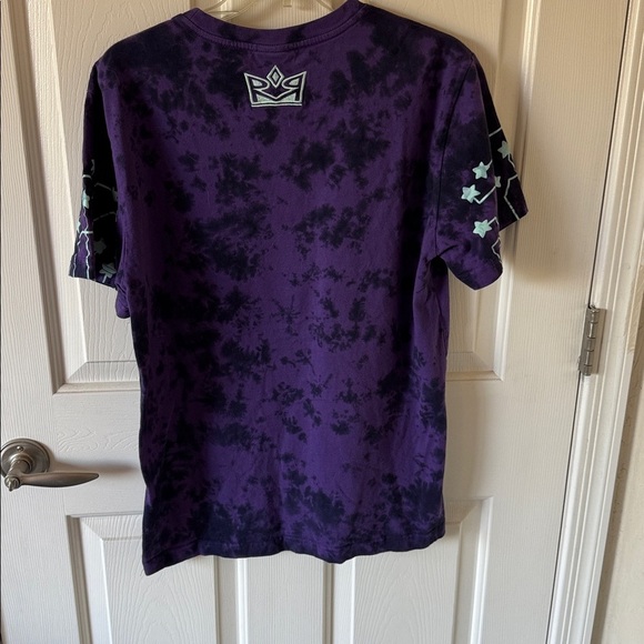 Purple Graphic RANBOO T shirt M - Picture 4 of 5